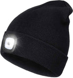 beanie with headlamp