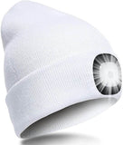 beanie with headlamp