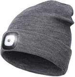 beanie with headlamp